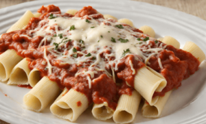 Manicotti Made with String Cheese