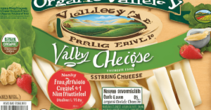 organic valley string cheese nutrition