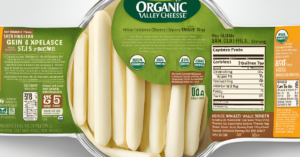 organic valley string cheese nutrition facts